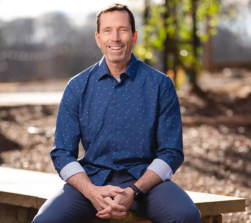 Andy Kaplan speaking at a community event in South Carolina's 5th District